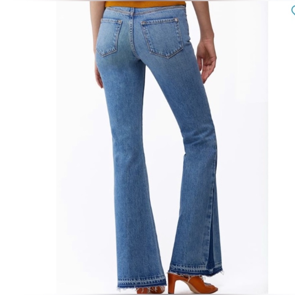 Baldwin Kansas City Two Tone Flare Jeans